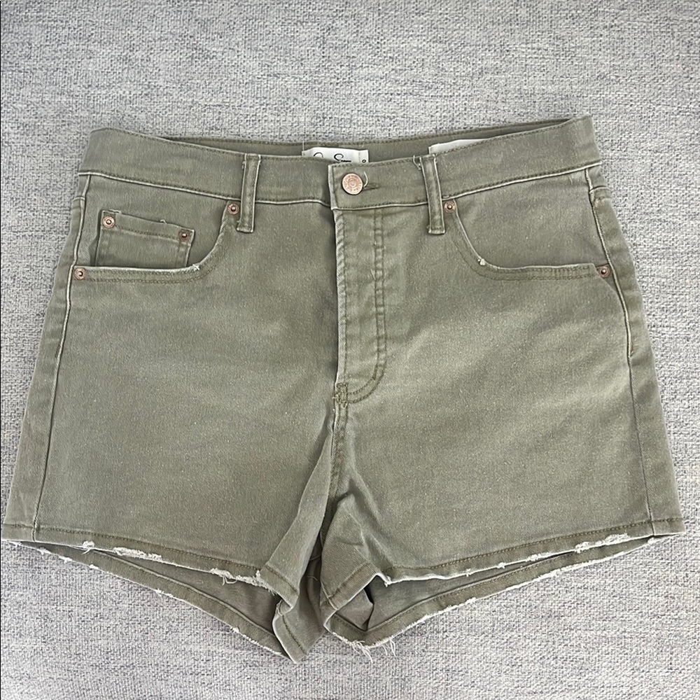 Olive Green Women's Shorts